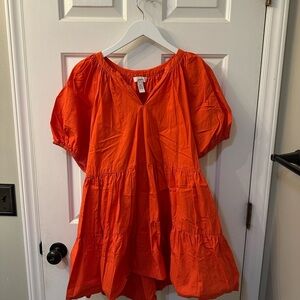 Japna Orange Dress: Size XL